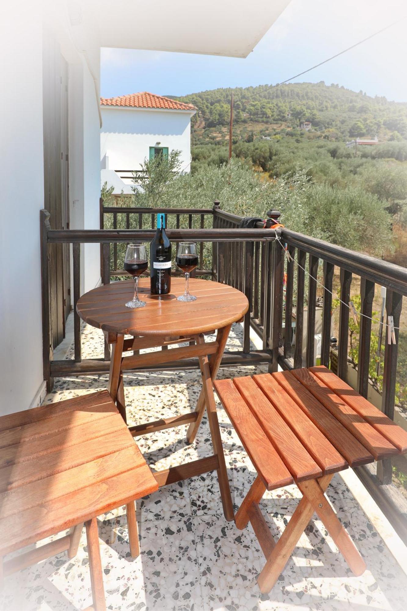 Skopelos Evergreen Apartments Стафилос Екстериор снимка